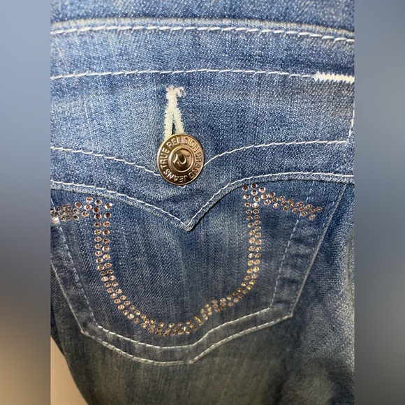 True Religion Mid Rise Jeans with Swarovski Crystals - Picture 5 of 5